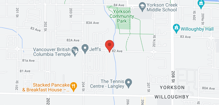 map of 44 20498 82 AVENUE